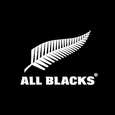 Logo of the All Blacks Rugby Team.